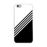 elegant black and white combination designed iPhone Case