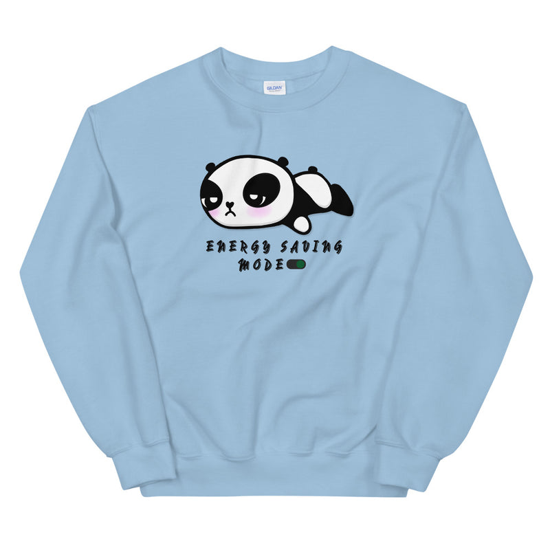 cute panda in energy saving mode Sweatshirt