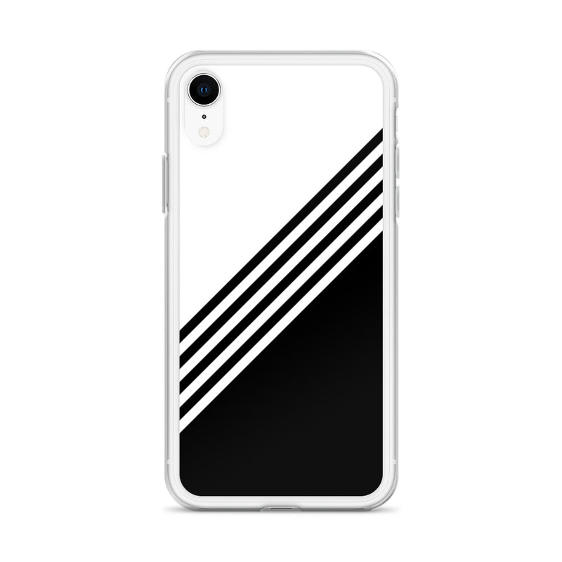 elegant black and white combination designed iPhone Case