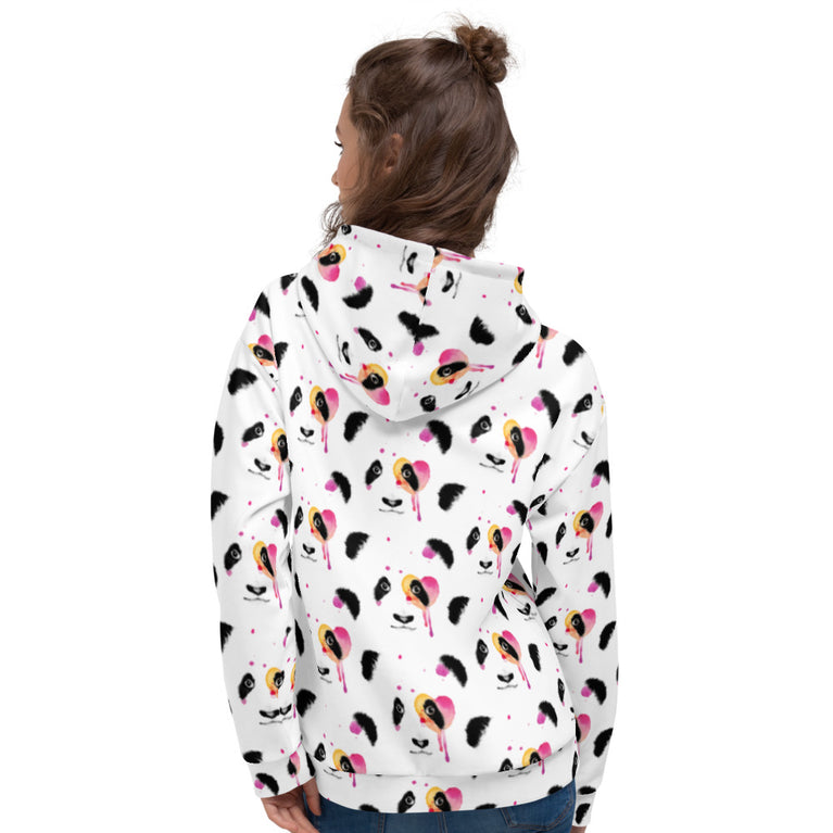 cute face unique pattern Hoodie by rocky apparels