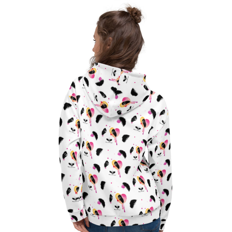 cute face unique pattern Hoodie by rocky apparels