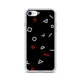 elegant shapes pattern premium quality iPhone Case