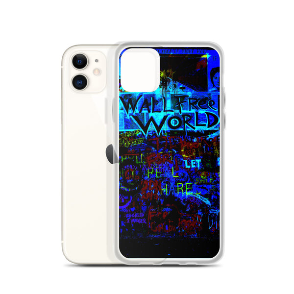 wall free world unique designed iPhone Case