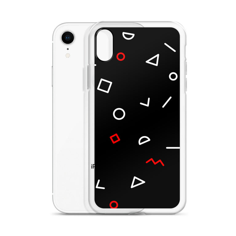 elegant shapes pattern premium quality iPhone Case