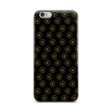 premium gold shape pattern iPhone Case by rocky apparels