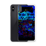 wall free world unique designed iPhone Case