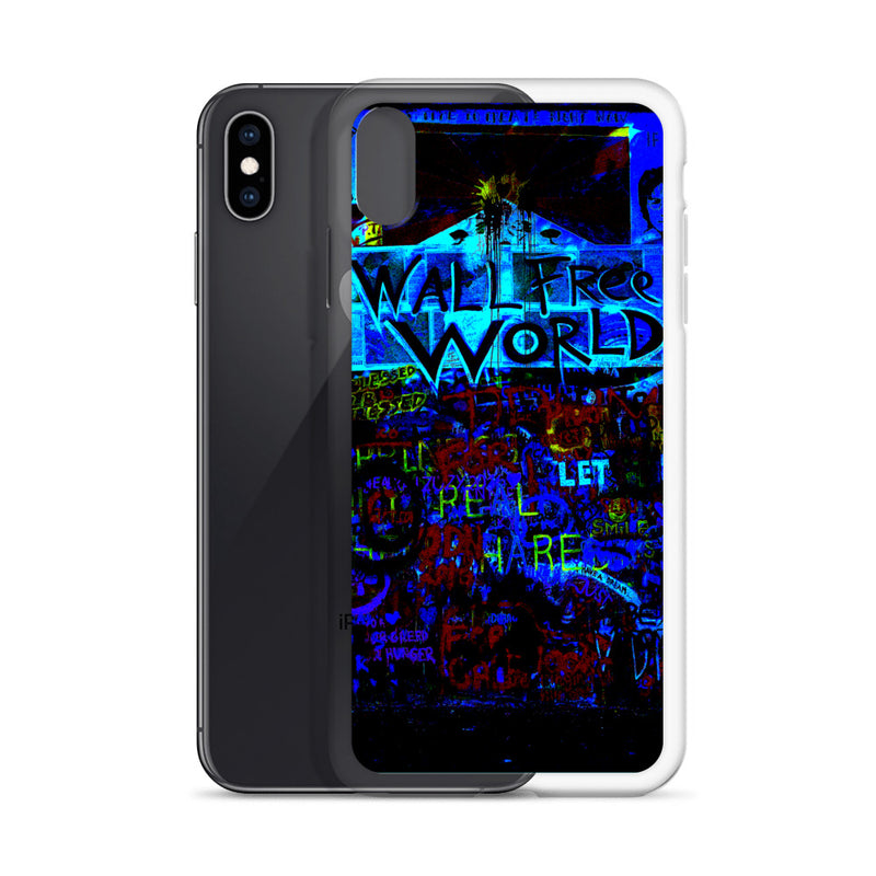wall free world unique designed iPhone Case