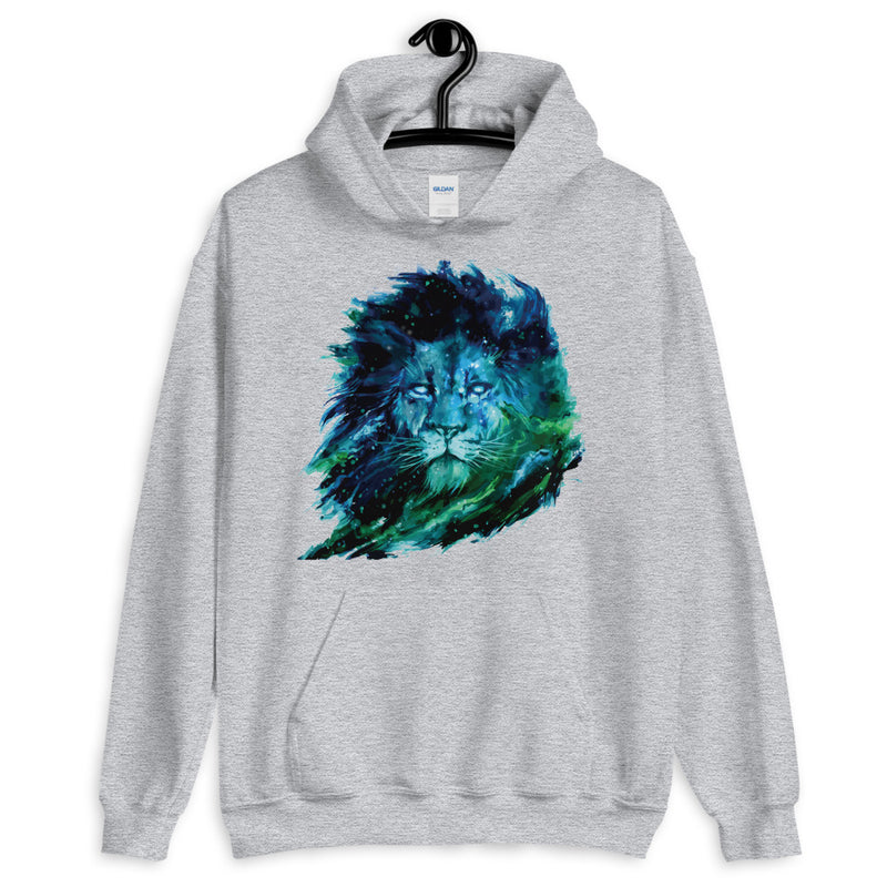 lion illustration elegant design hoodie by rocky apparels