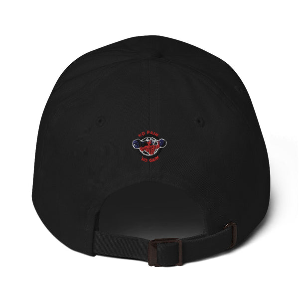 no pain no gain Dad hat by rocky apparels