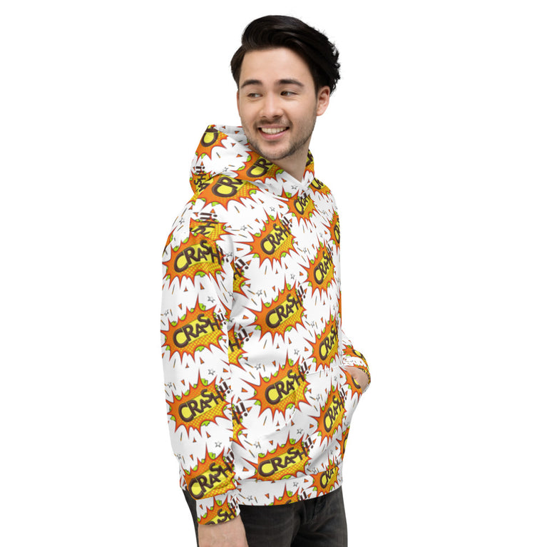 unique crash pattern Hoodie by rocky apparels