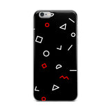 elegant shapes pattern premium quality iPhone Case