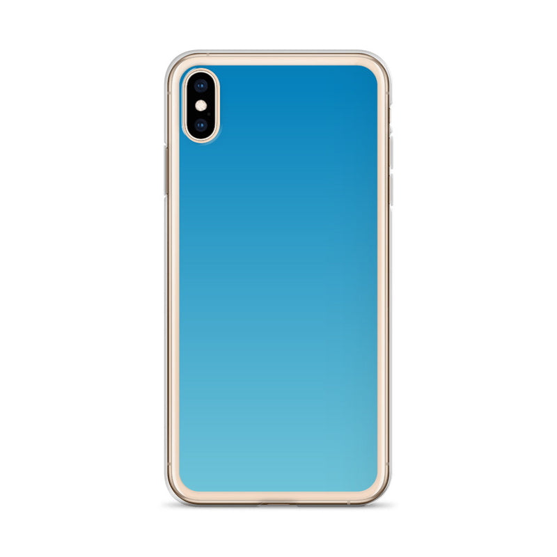 elegant blue colored iPhone Case