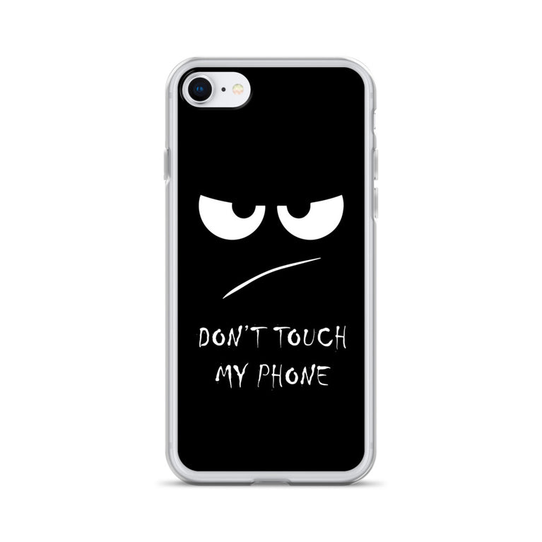don't touch my phone elegant design iPhone Case