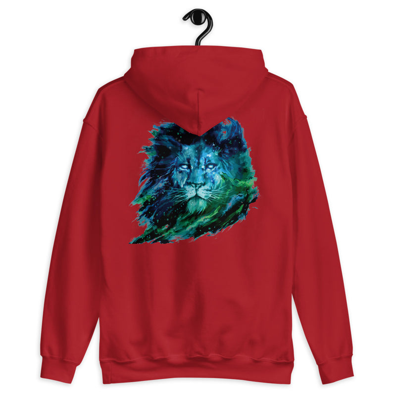 lion illustration elegant design hoodie by rocky apparels