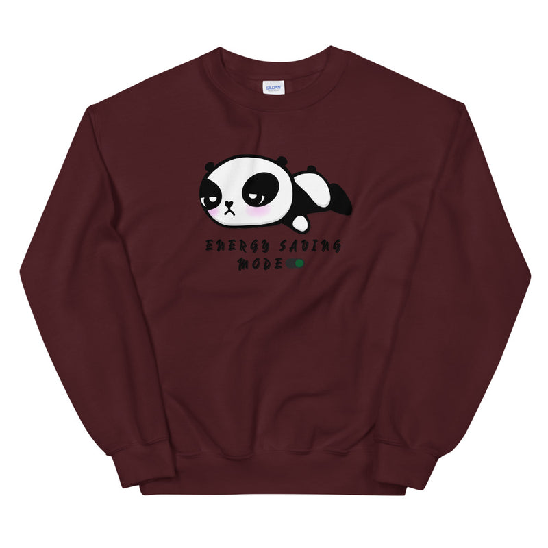 cute panda in energy saving mode Sweatshirt