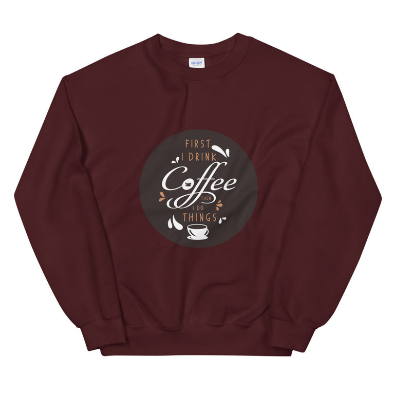 coffee lovers Sweatshirt by rocky apparels