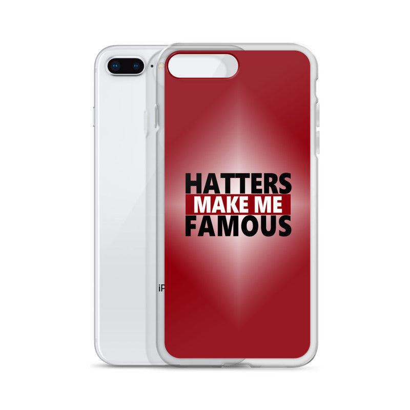 hatters make me famous elegant design iPhone Case