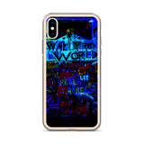 wall free world unique designed iPhone Case