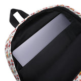 unique delivery boy bike pattern Backpack by rocky apparels