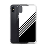 elegant black and white combination designed iPhone Case