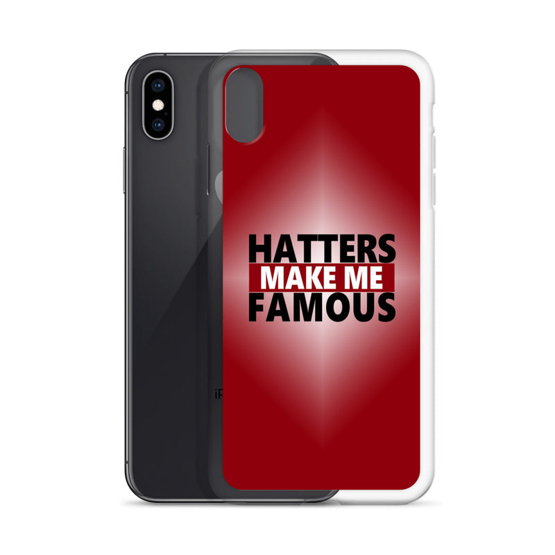 hatters make me famous elegant design iPhone Case