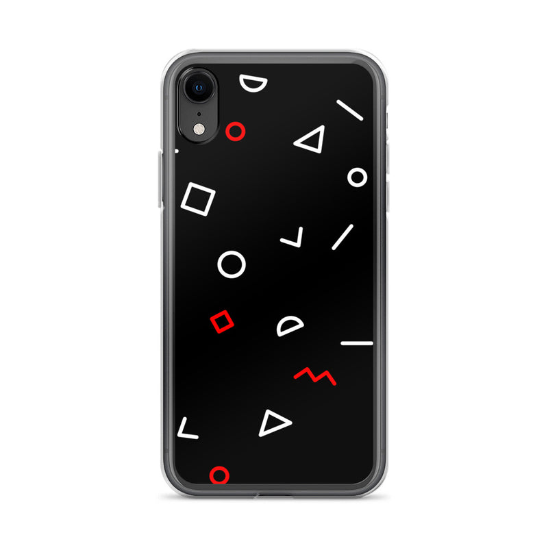 elegant shapes pattern premium quality iPhone Case