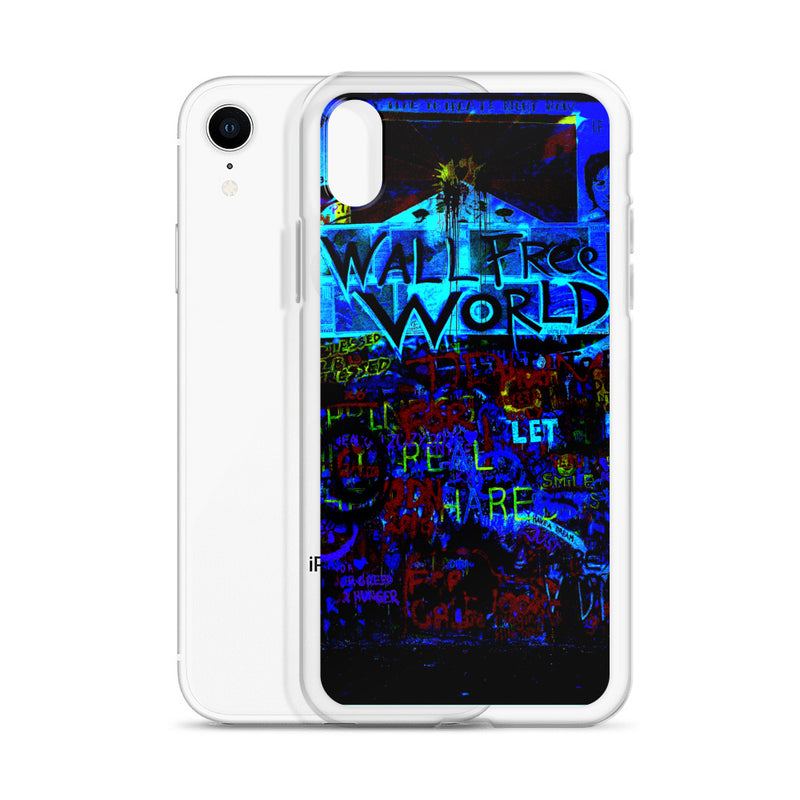 wall free world unique designed iPhone Case