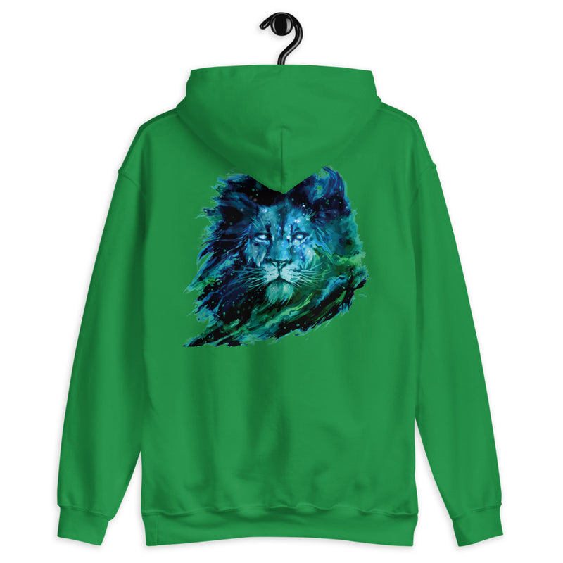 lion illustration elegant design hoodie by rocky apparels