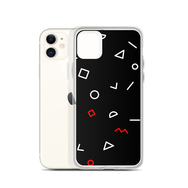 elegant shapes pattern premium quality iPhone Case