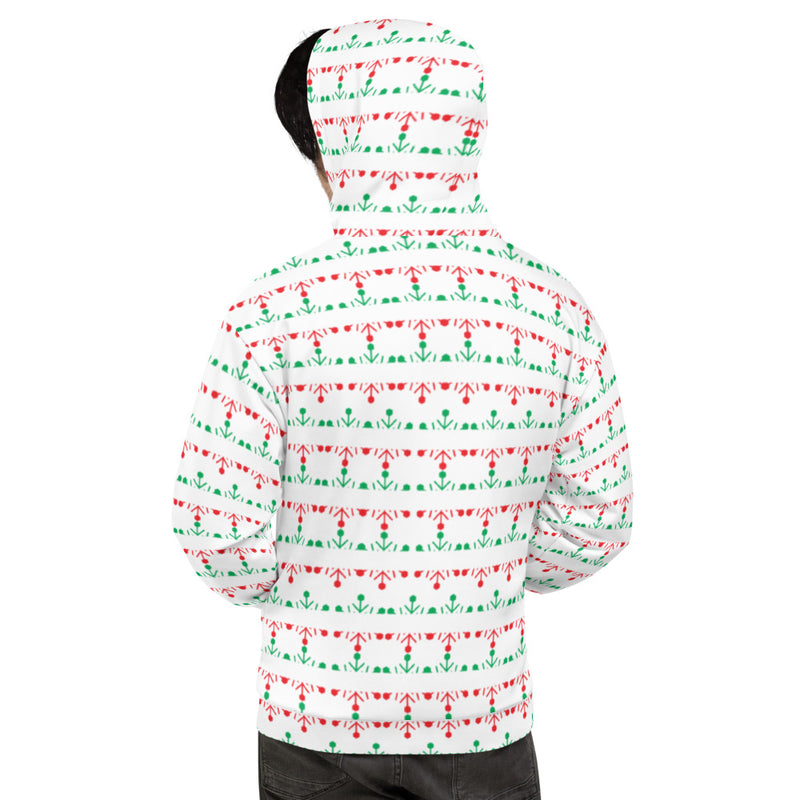 Elegant snow flake pattern Hoodie by rocky apparels