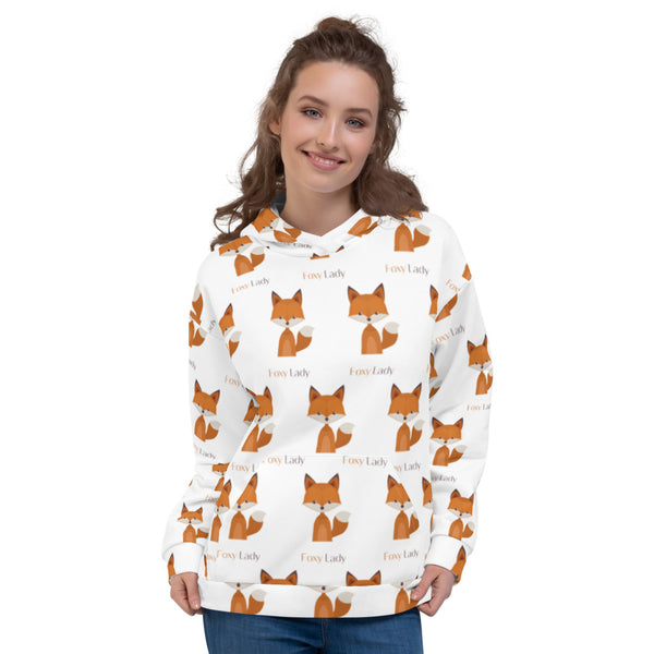Foxy Lady premium design pattern Hoodie by rocky apparels
