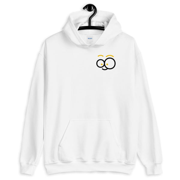 Cute Face shape Design Hoodie With Front and Back Design