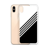 elegant black and white combination designed iPhone Case