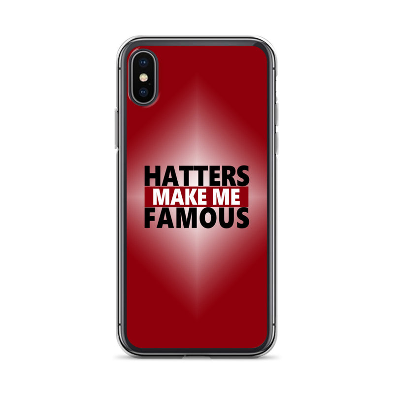 hatters make me famous elegant design iPhone Case