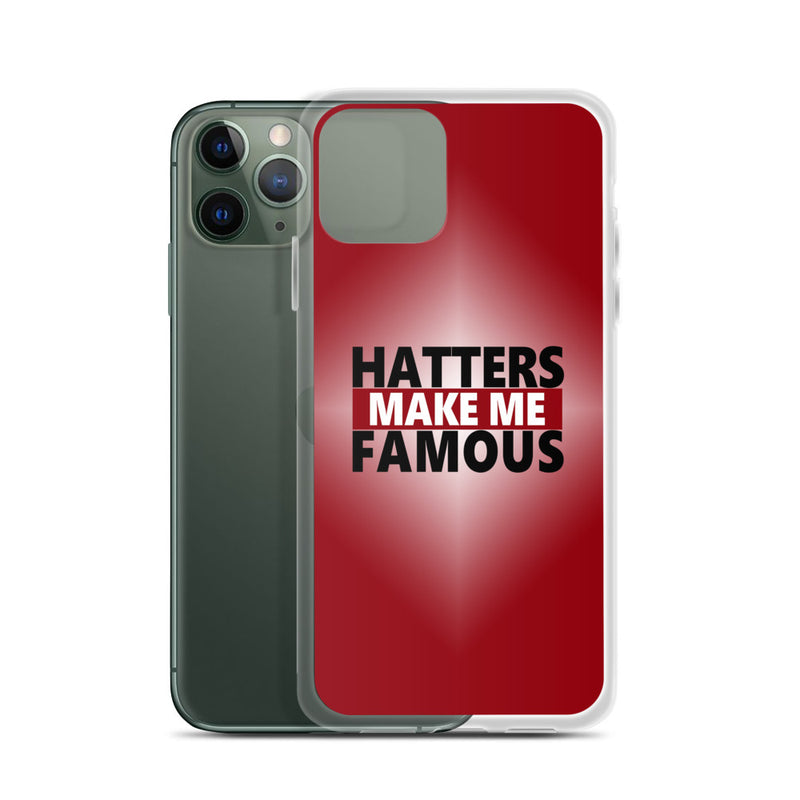 hatters make me famous elegant design iPhone Case