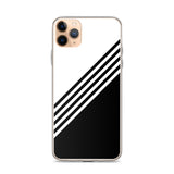 elegant black and white combination designed iPhone Case