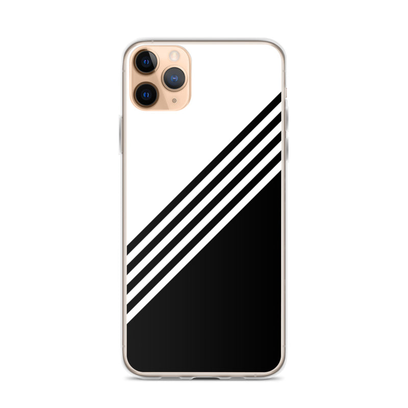 elegant black and white combination designed iPhone Case