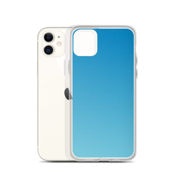 elegant blue colored iPhone Case