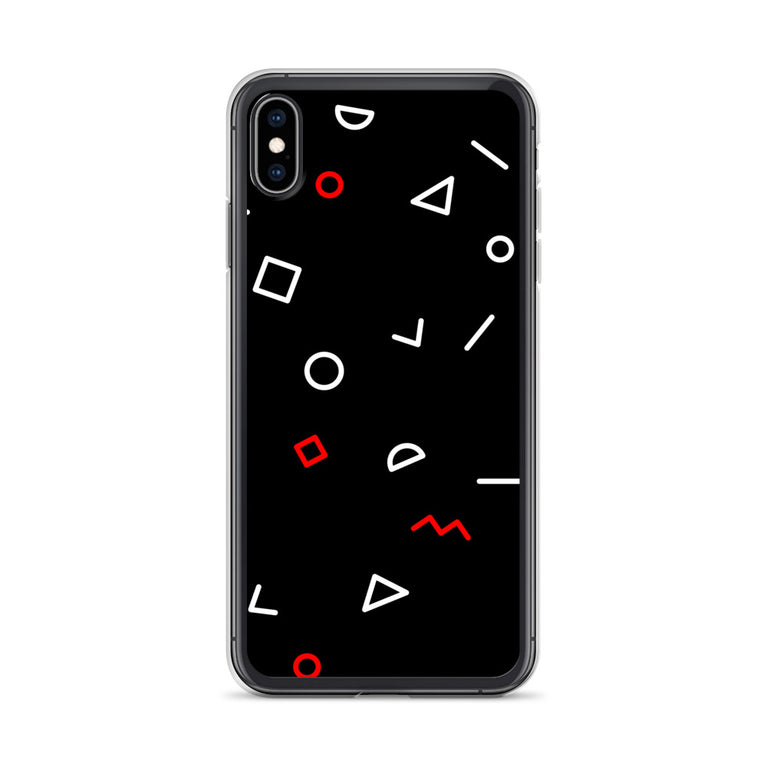 elegant shapes pattern premium quality iPhone Case