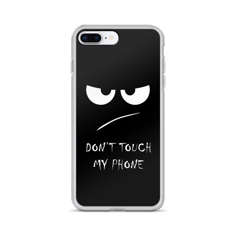 don't touch my phone elegant design iPhone Case