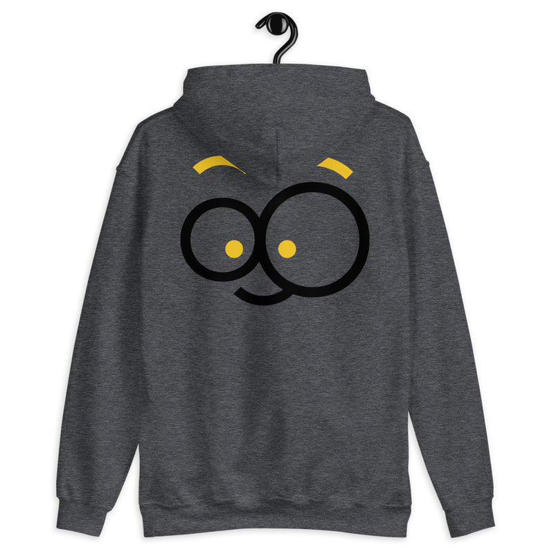 Cute Face shape Design Hoodie With Front and Back Design