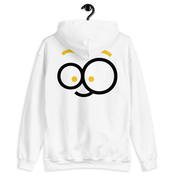 Cute Face shape Design Hoodie With Front and Back Design