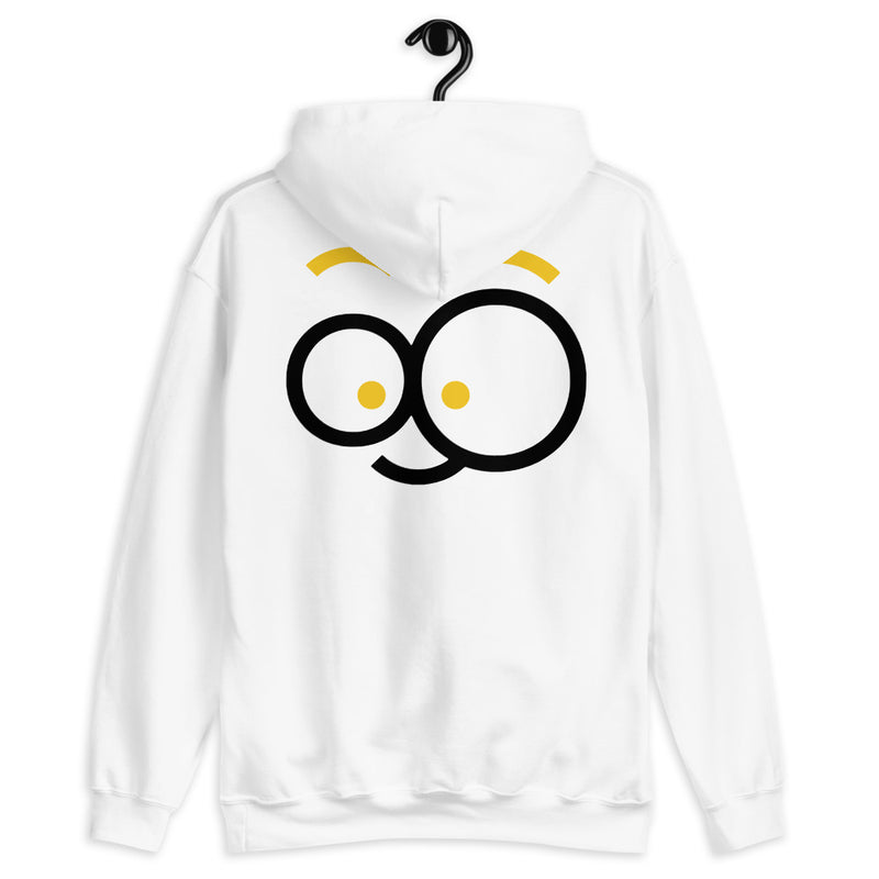 Cute Face shape Design Hoodie With Front and Back Design