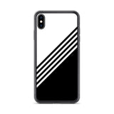 elegant black and white combination designed iPhone Case