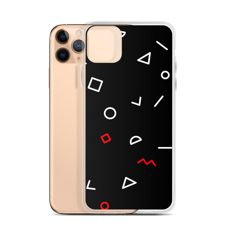 elegant shapes pattern premium quality iPhone Case