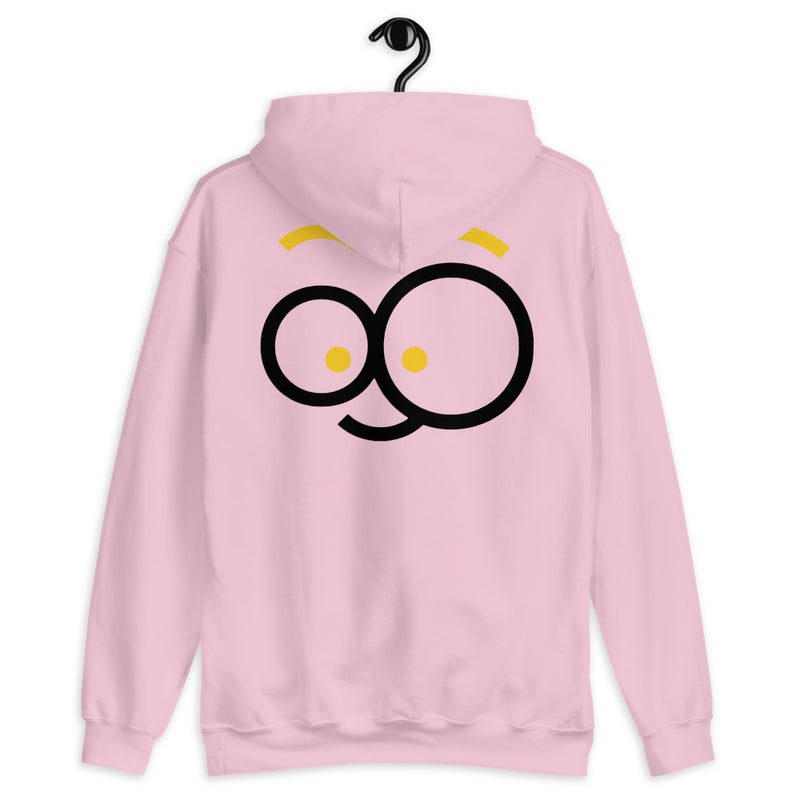 Cute Face shape Design Hoodie With Front and Back Design