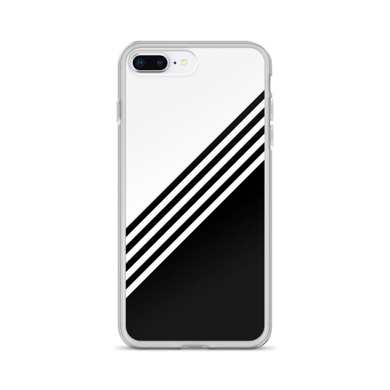 elegant black and white combination designed iPhone Case