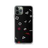 elegant shapes pattern premium quality iPhone Case