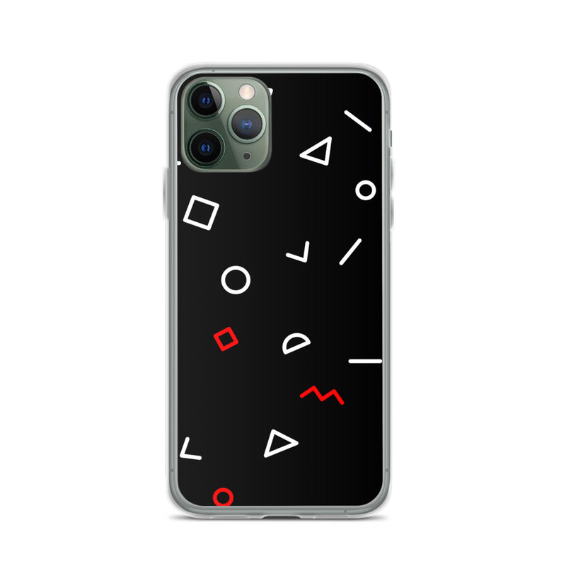 elegant shapes pattern premium quality iPhone Case