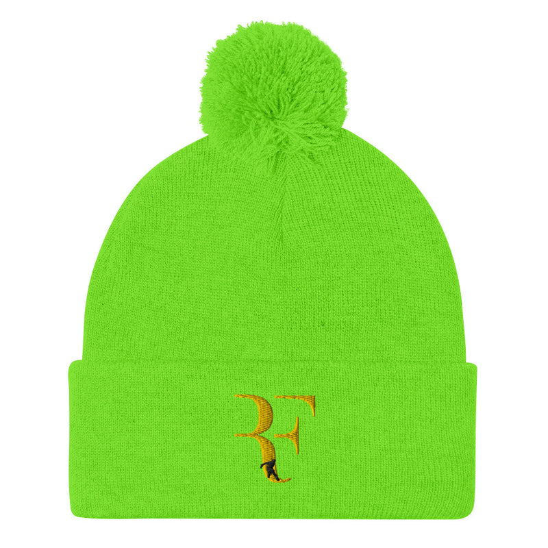 roger federer premium Pom-Pom Beanie by rocky apparels